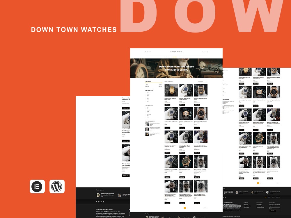 Downtownwatches – WordPress Project