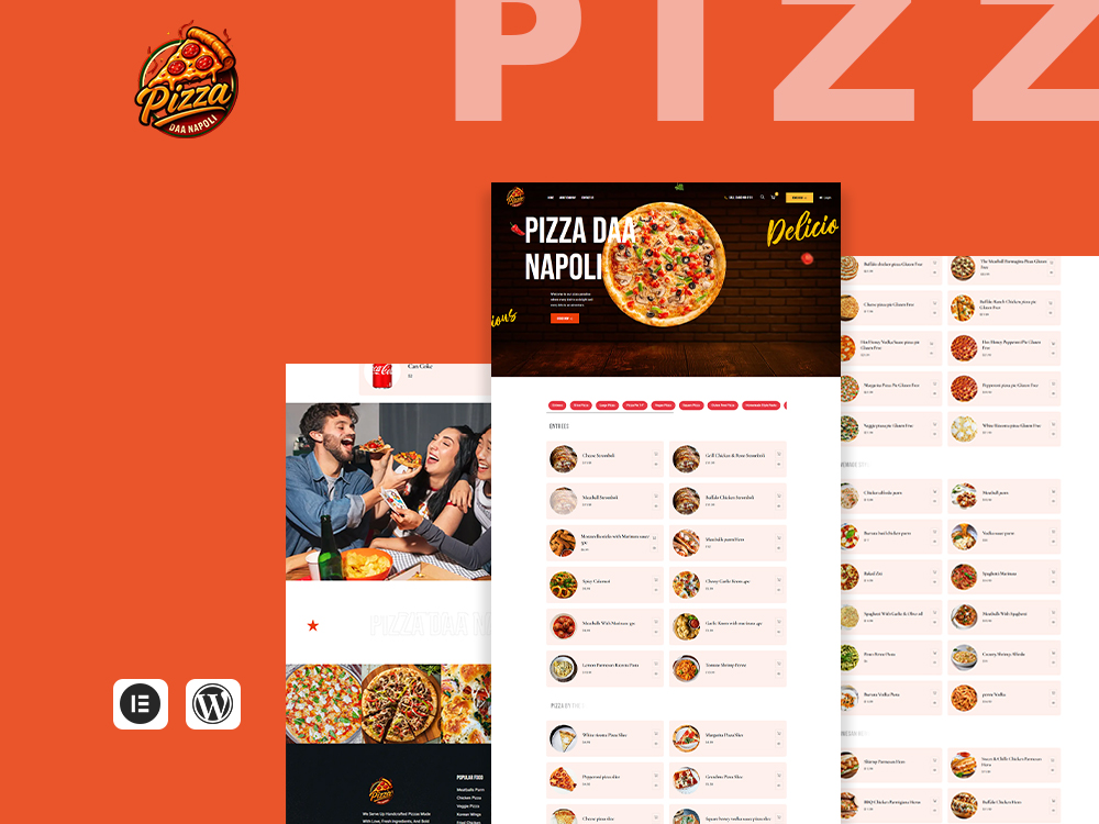 Pizzadaa Napoli – Woo-commerce Project